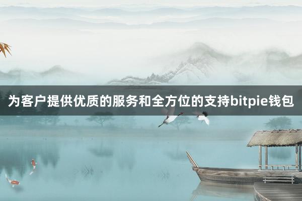 为客户提供优质的服务和全方位的支持bitpie钱包