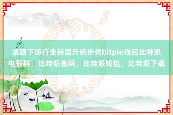 紧跟下游行业转型升级步伐bitpie钱包比特派电报群，比特派官网，比特派钱包，比特派下载