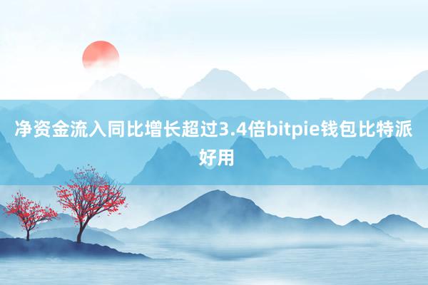 净资金流入同比增长超过3.4倍bitpie钱包比特派 好用