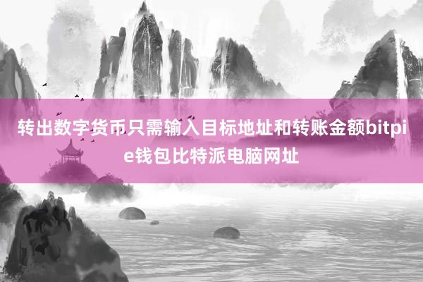 转出数字货币只需输入目标地址和转账金额bitpie钱包比特派电脑网址