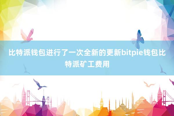 比特派钱包进行了一次全新的更新bitpie钱包比特派矿工费用