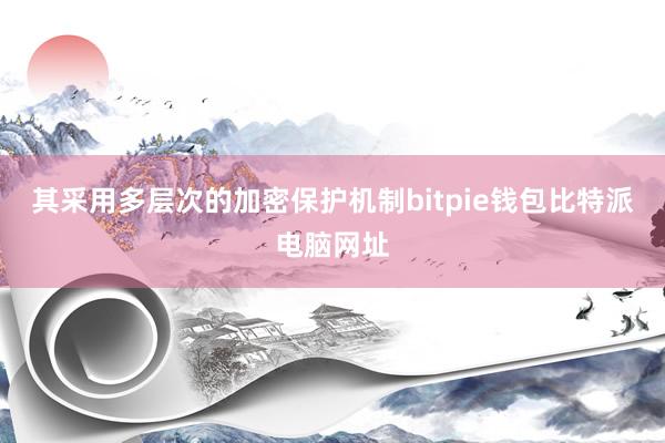 其采用多层次的加密保护机制bitpie钱包比特派电脑网址