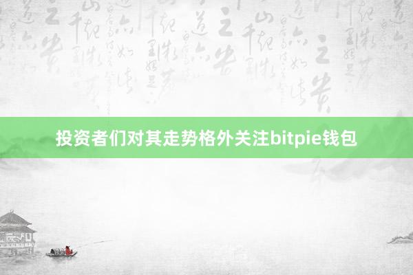 投资者们对其走势格外关注bitpie钱包