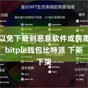 以免下载到恶意软件或病毒bitpie钱包比特派 下架