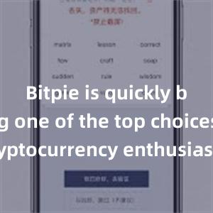 Bitpie is quickly becoming one of the top choices for cryptocurrency enthusiasts worldwide.bitpie钱包比特派 下架