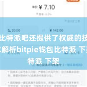 比特派吧还提供了权威的技术解析bitpie钱包比特派 下架