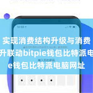 实现消费结构升级与消费品质提升联动bitpie钱包比特派电脑网址