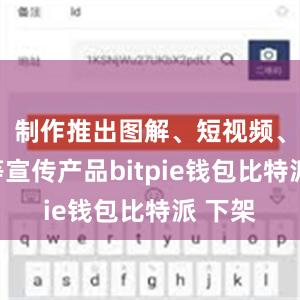 制作推出图解、短视频、动漫等宣传产品bitpie钱包比特派 下架