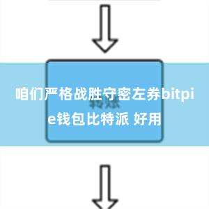 咱们严格战胜守密左券bitpie钱包比特派 好用