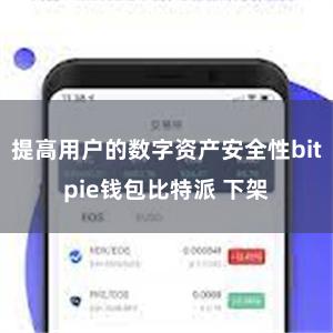 提高用户的数字资产安全性bitpie钱包比特派 下架