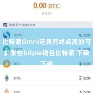 比特派Omni还具有终点高的可扩张性bitpie钱包比特派 下架